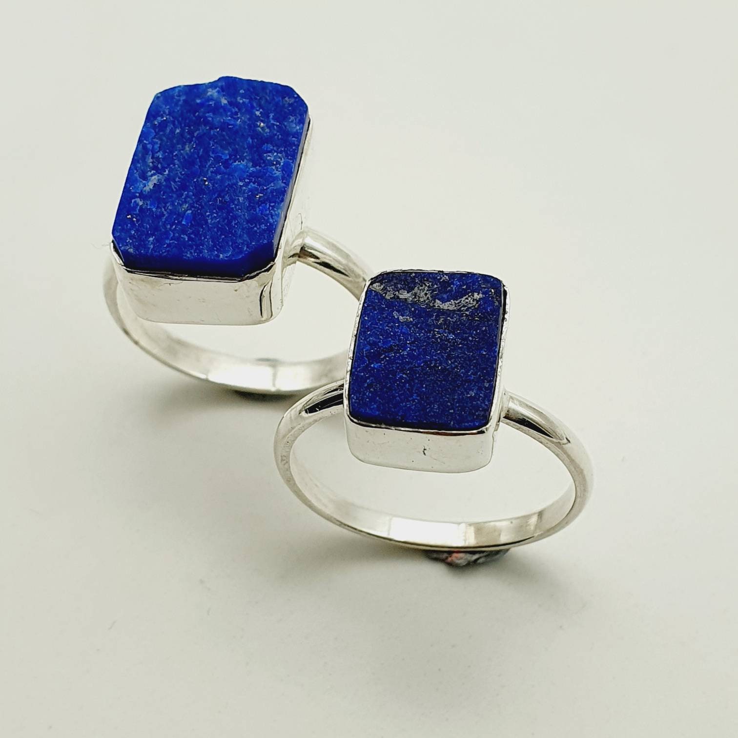 Raw lapis lazuli ring deals