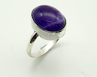 Amethyst rings 925 silver, handmade amethyst rings,one of its kind ring,Natural amethyst rings, silver rings,genuine amethyst ring.