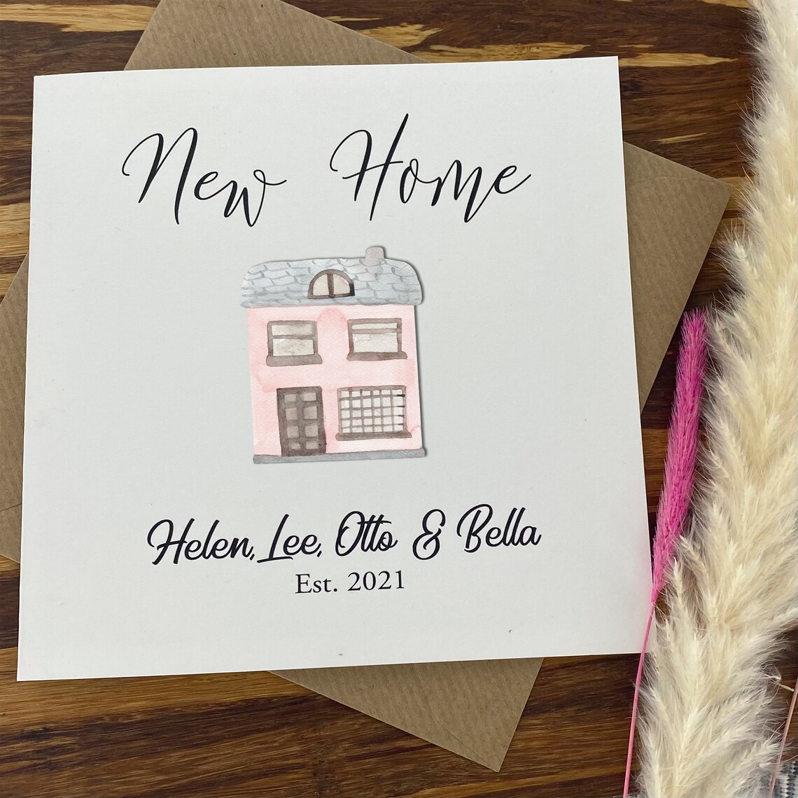 New Home Card Personalised New Home Card New House Card Etsy