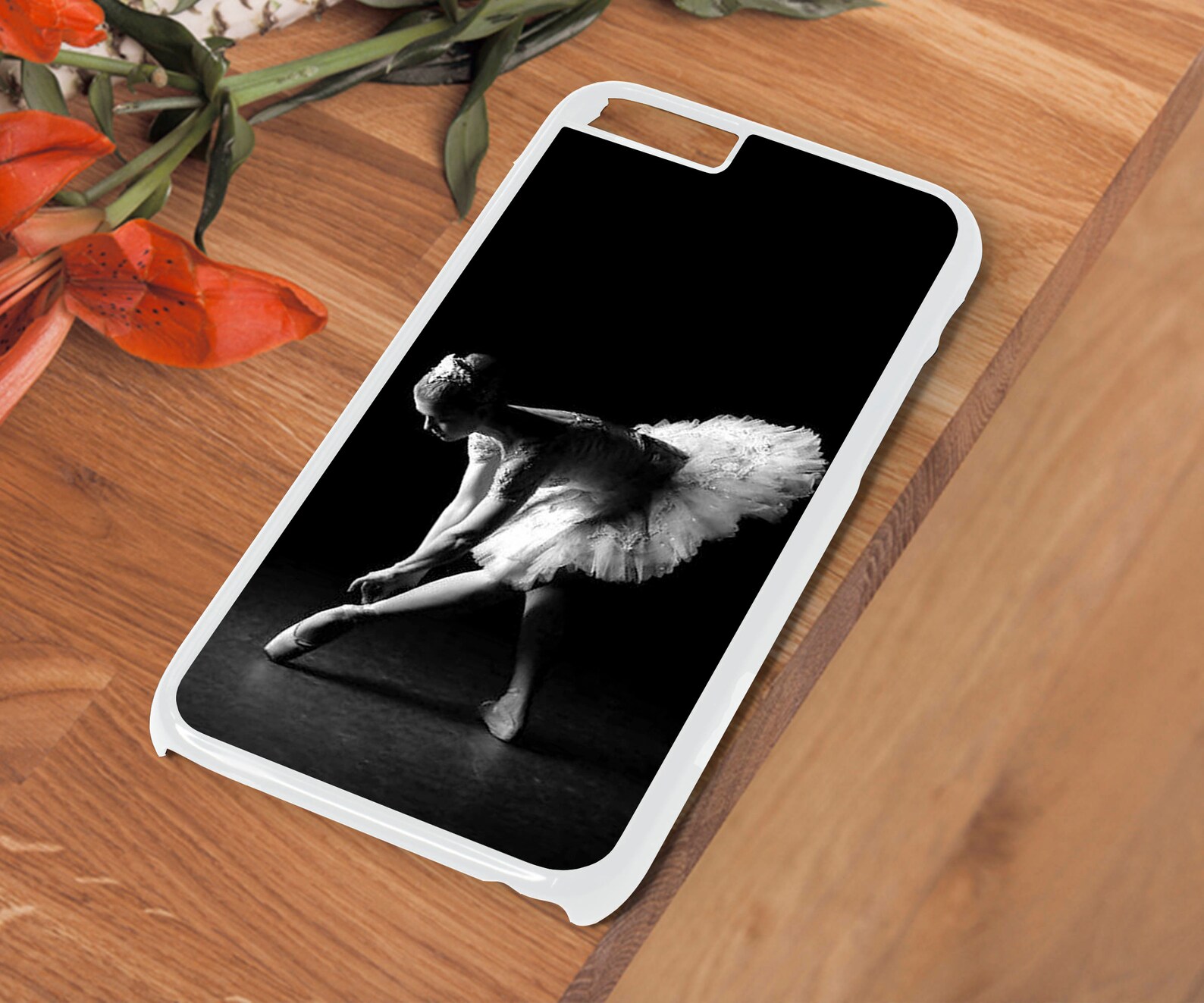 ballerina ballet shoes dress 2 hard phone case cover for iphone