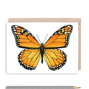 Monarch Butterfly II Blank Greeting Card - Etsy