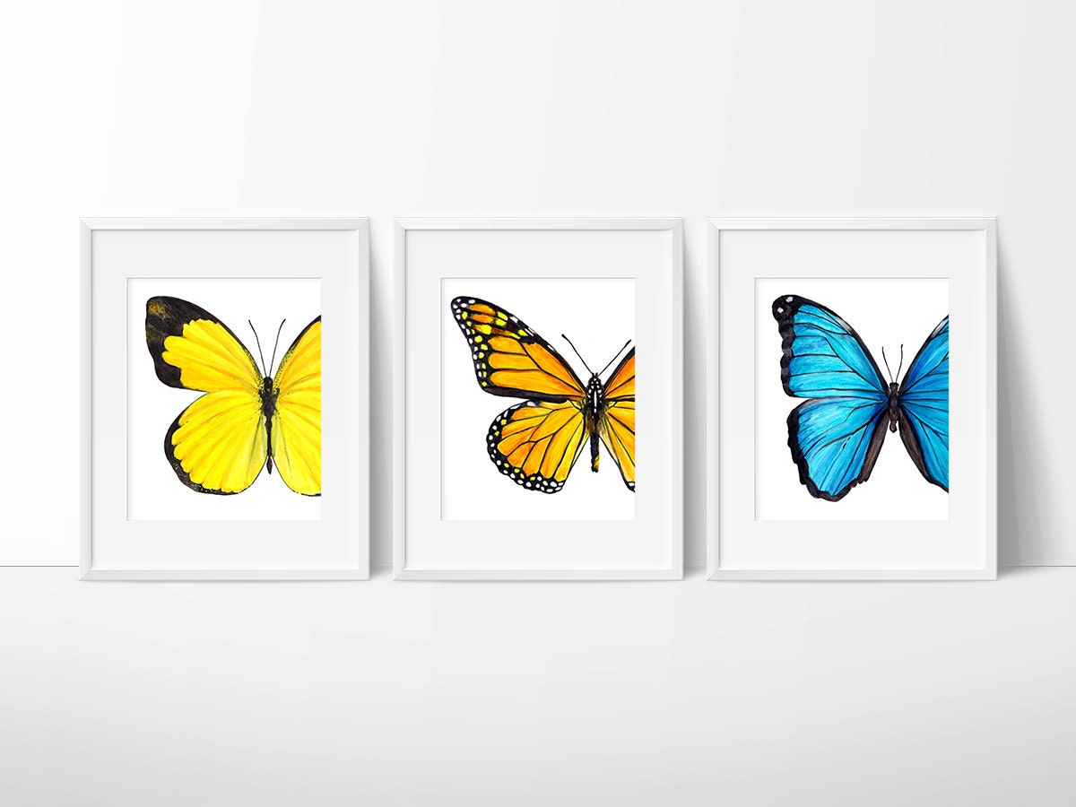 Monarch Butterfly Watercolor Fine Art Print - Etsy