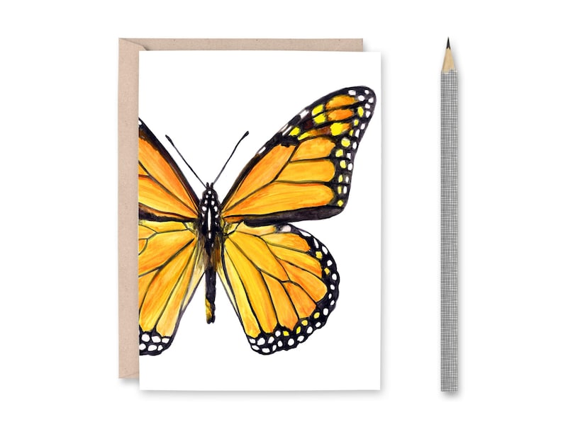 Butterfly Blank Greeting Card - Etsy