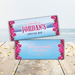 Mediterranean Candy Wrappers, Editable Candy Bar Wrapper, Printable Chocolate Labels, Mediterranean Candy, Greek Party, Mediterranean, Corjl