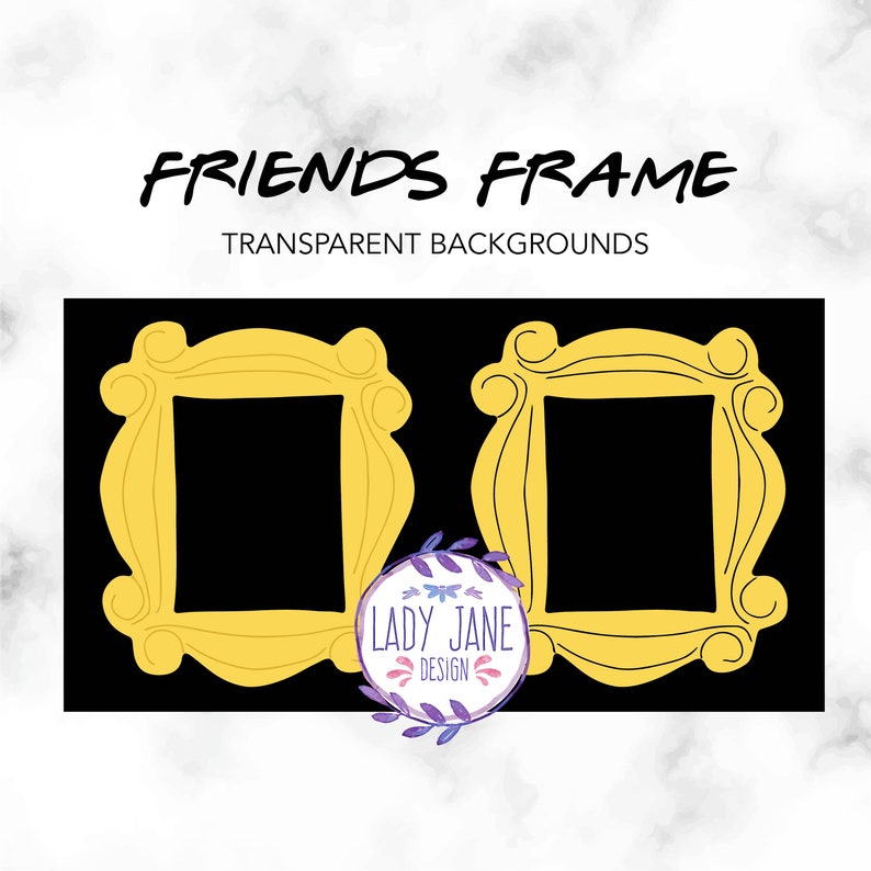 Download Friends Frame svg Friends TV Show SVG Png Pdf Cut File | Etsy