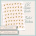 Foiled Icon Circles | CGC Classic Hearts | 56 Stickers Total 