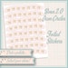 Foiled Icon Stickers | Bows 2.0 Icon Circles | 56 Stickers Total 
