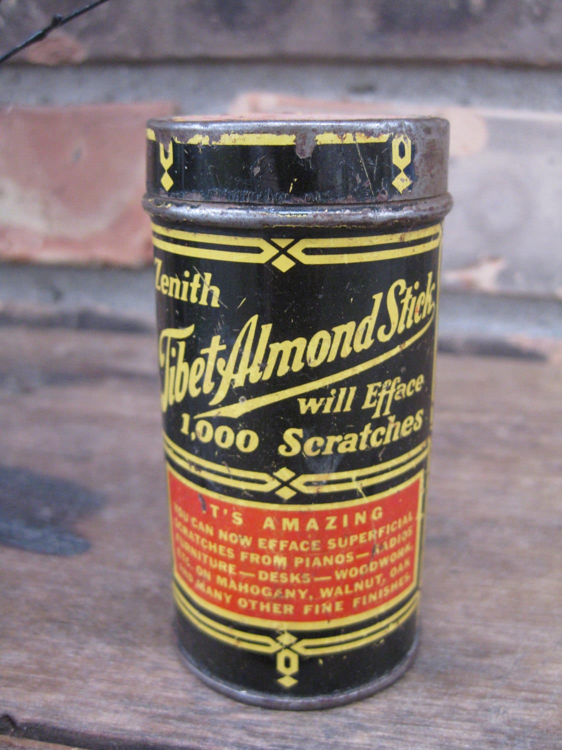 Vintage Zenith Tibet Almond Stick Scratch Remover UK