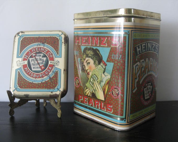 Vintage Heinz Pearls Tin / Heinz Pearls Retro Ad Tin / Heinz - Etsy