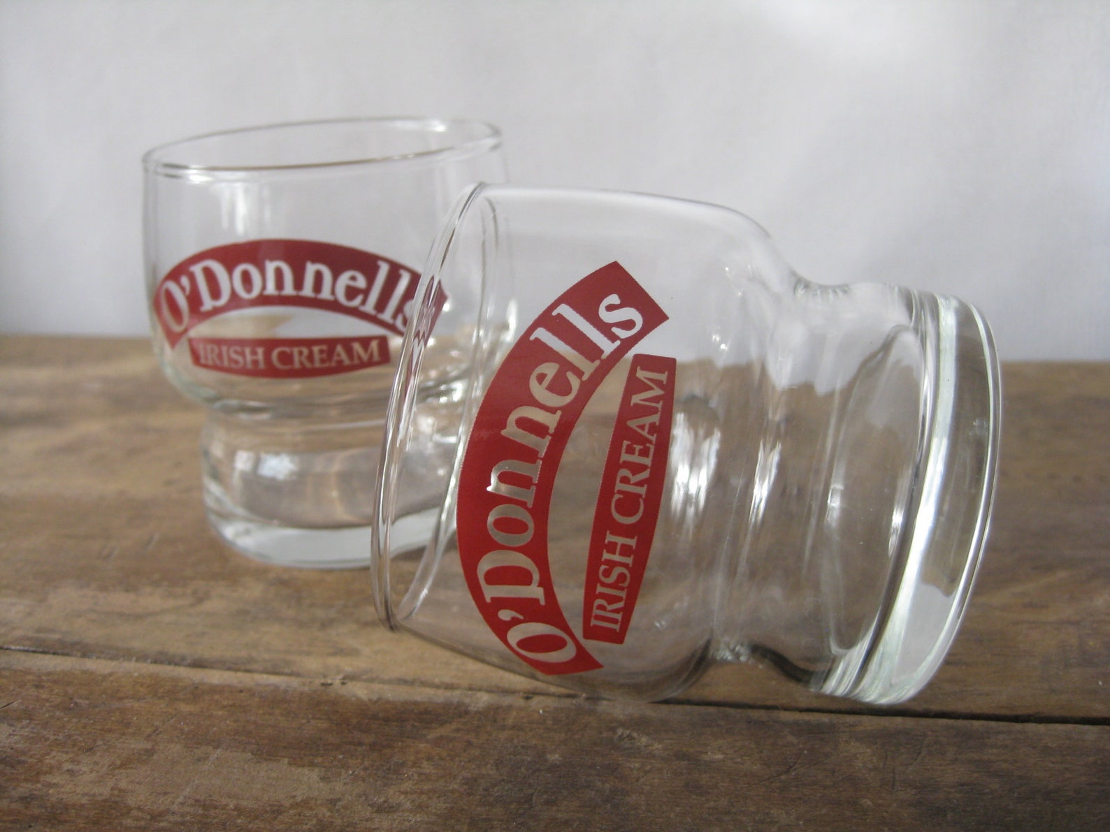 O'donnell's Irish Creme Bar Glasses set of 2 / Etsy
