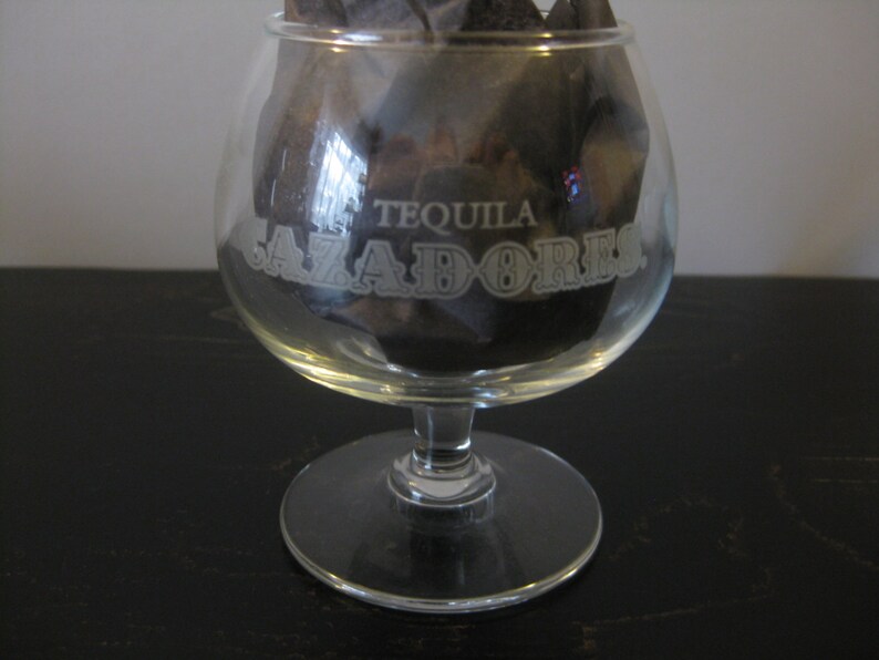 Vintage Snifters set of 3 / Tequila Cazadores Snifter / Bailey's