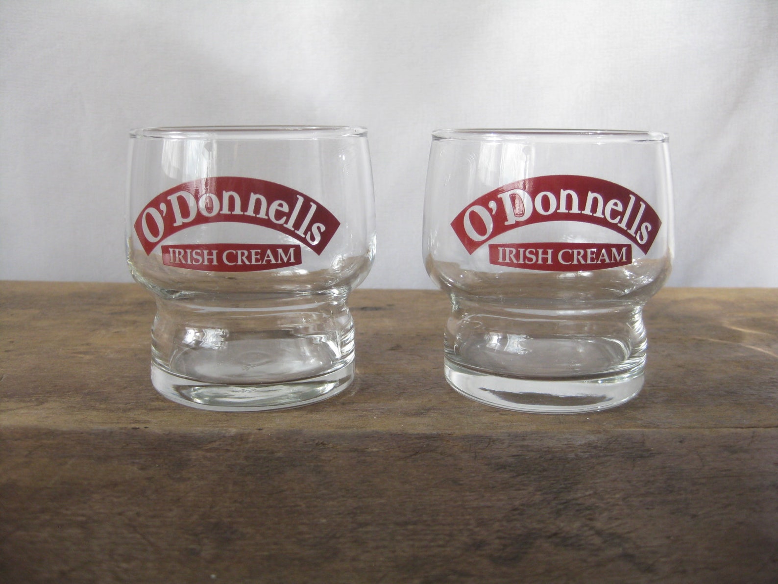 O'donnell's Irish Creme Bar Glasses set of 2 / Etsy
