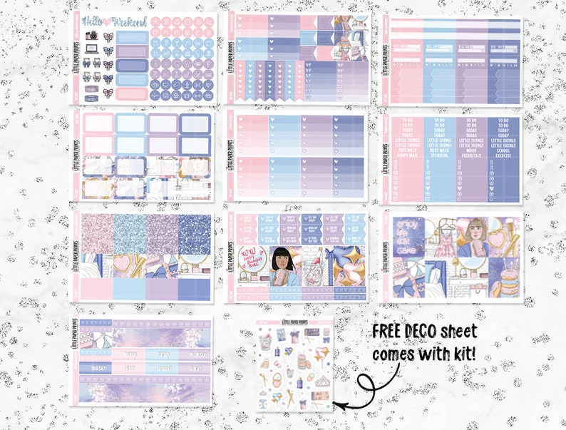 Glossy Stickers Eat Cake ULTIMATE FULL KIT