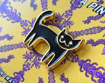 Happy Cat Enamel Pin