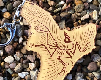 Archaeopteryx fossiele sleutelhanger