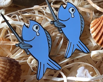 Swordfish Enamel Pin