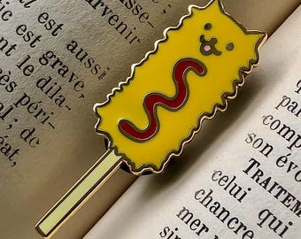 Spilla smaltata Corn Dog
