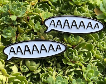 AAAAA Scream Enamel Pin