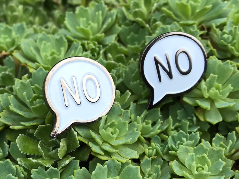 NO Soft Enamel Pin image 5