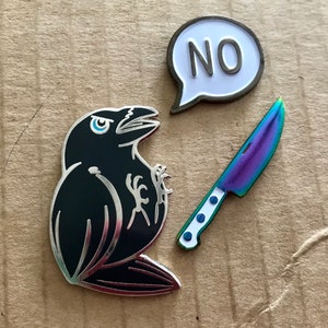 NO Soft Enamel Pin image 4