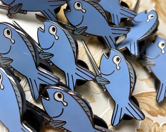 Swordfish Enamel Pin (B GRADES)