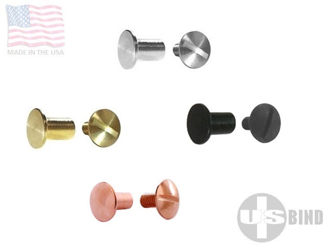 Paper fastener 19 mm brass plated, The Solution Shop
