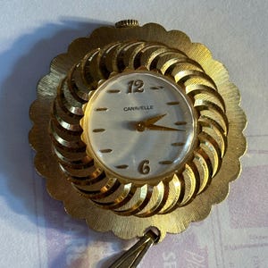 Caravelle Vintage Watch Pendant