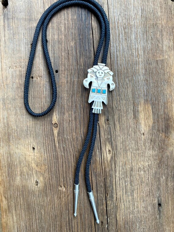 Vintage nickel silver Bell Trading Post Southwest Nat… Gem