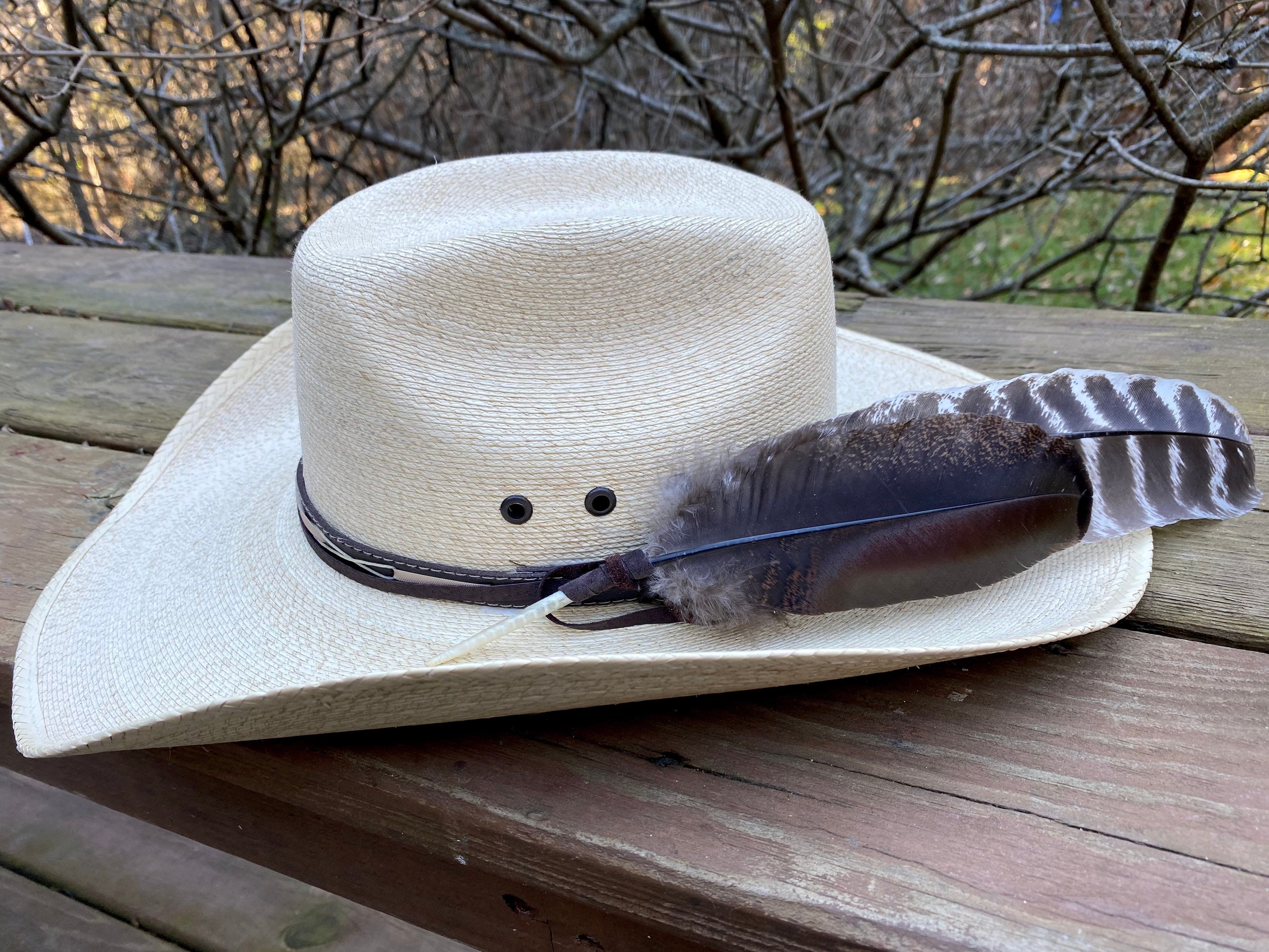 Wild Turkey Feather Hat Trim W/quill 