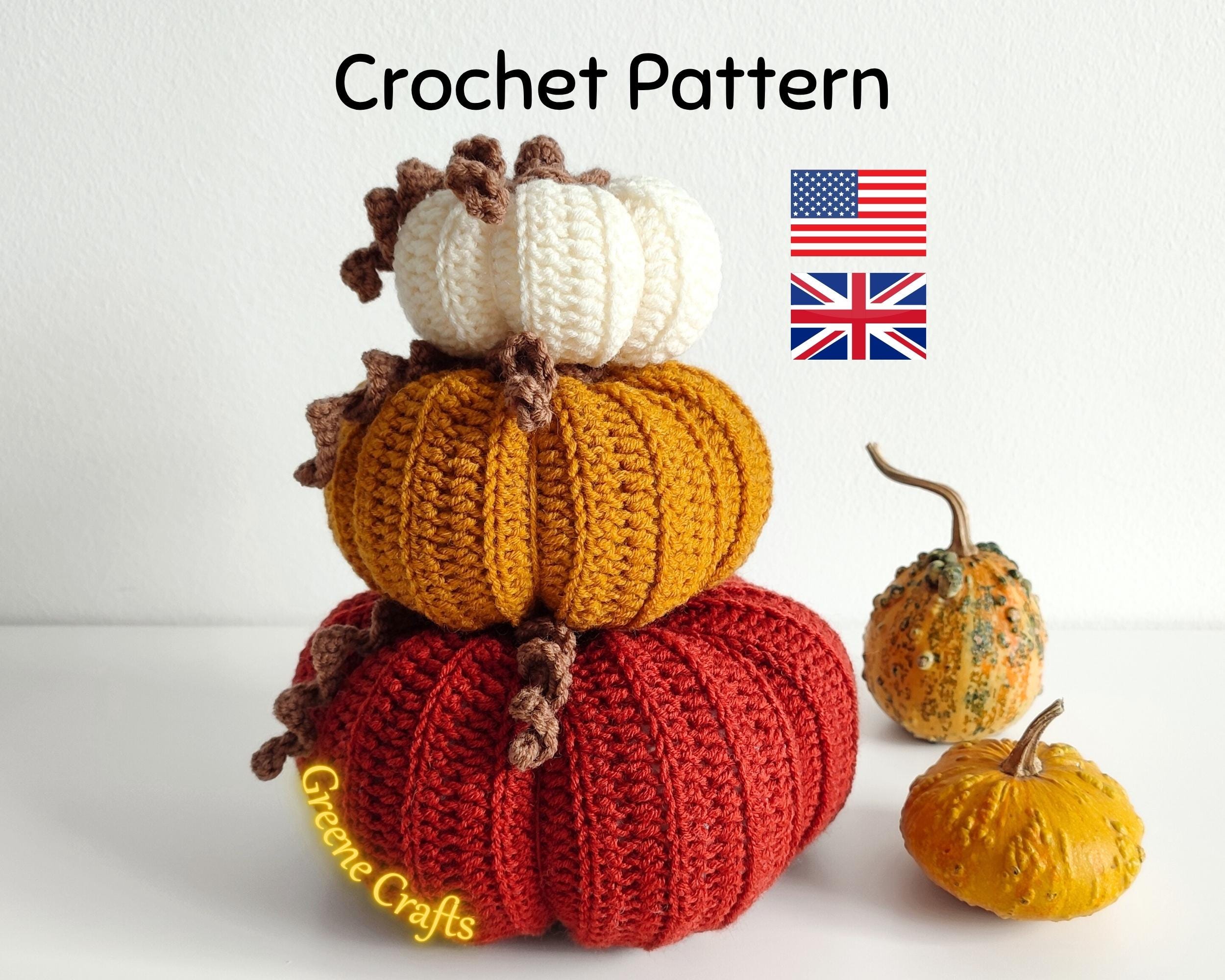39 Halloween Crochet Patterns: Spooktacular Projects for All Ages 9 Crochet Pattern: Fall Pumpkin Centerpiece