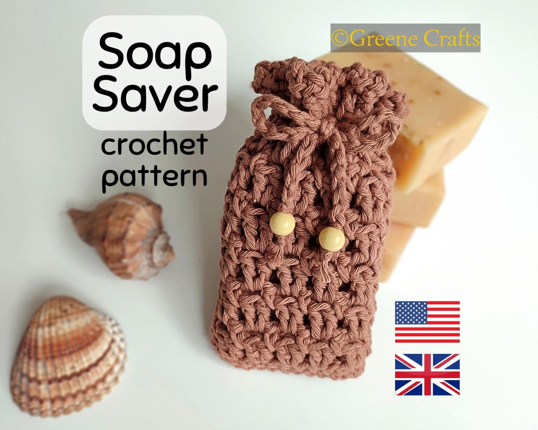 Soap Saver Crochet Pattern, Crochet Soap Bag, Eco Friendly Crochet