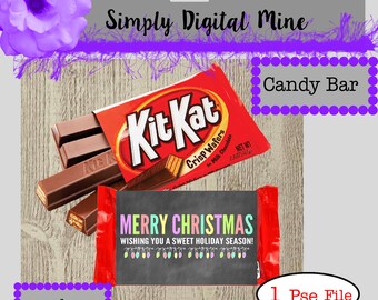 Download Show Off Your Design With This Mock Up For Your Kit Kat Candy Bar Wrapper 1 Pse File Design Mockups Psd Templates PSD Mockup Templates