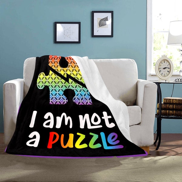 Autism Blanket Etsy
