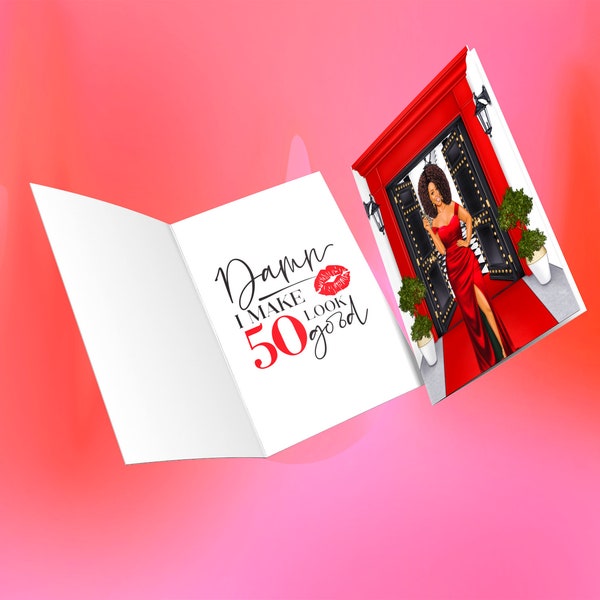Diva Birthday Card - Etsy
