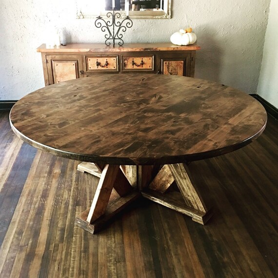 Round Dining Table Custom Etsy