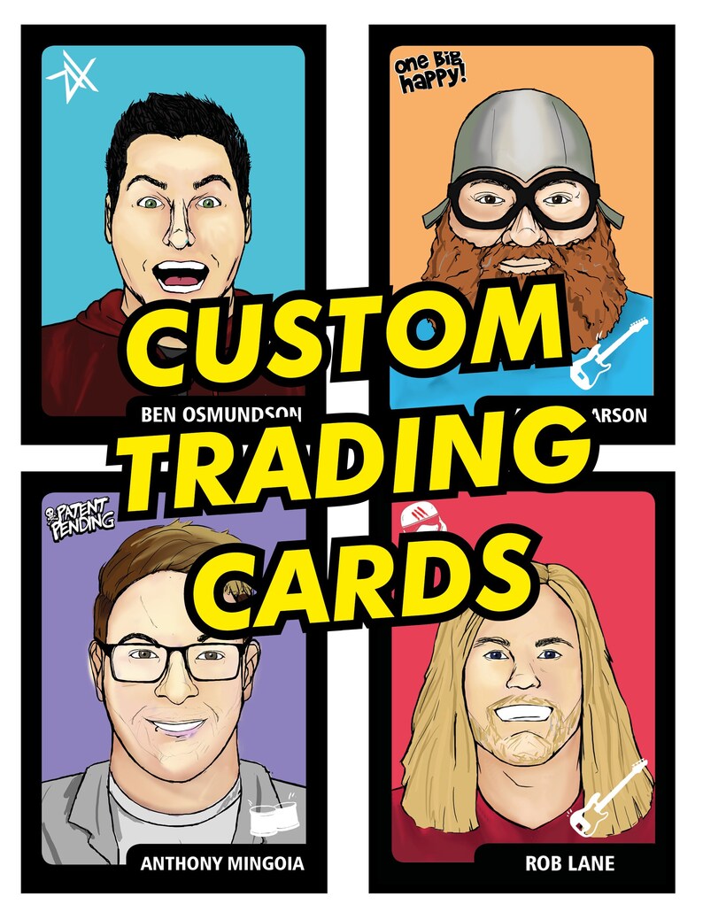 Custom Trading Cards Etsy Australia