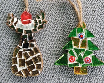 Mosaic Christmas Decorations