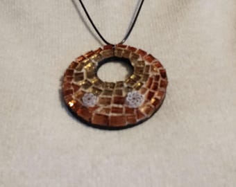 Mosaic necklace pendant