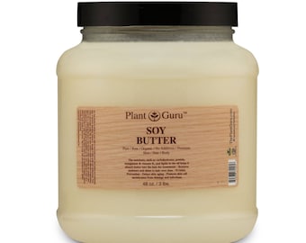 Soy Body Butter 100% Pure Raw Fresh Natural Cold Pressed. Skin, Hair, Nail Moisturizer, DIY Creams, Balms, Lotions, Soaps.
