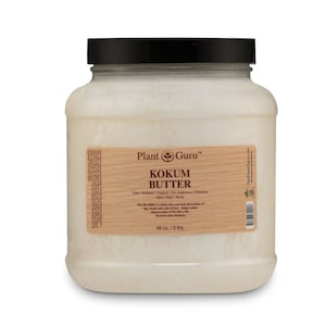 Raw Kokum Butter 100% Pure Natural For Skin, Hair Growth, Moisturizer. Great DIY Soap, Creams, Balms and Lotions.