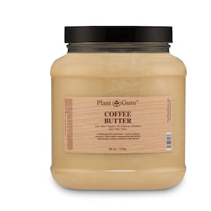 Coffee Body Butter 100% Pure Raw Fresh Natural Cold Pressed. Skin, Hair, Nail Moisturizer, DIY Creams, Balms, Lotions, Soaps.