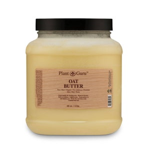 Oat Body Butter 100% Pure Raw Fresh Natural Cold Pressed. Skin, Hair, Nail Moisturizer, DIY Creams, Balms, Lotions, Soaps.