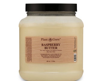 Raspberry Body Butter 100% Pure Raw Fresh Natural Cold Pressed. Skin, Hair, Nail Moisturizer, DIY Creams, Balms, Lotions, Soaps.