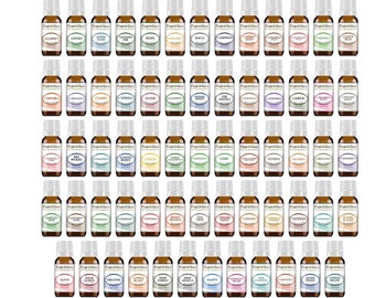 Advanced Essential Oil Set 64 - 10 ml. 100% Pure Therapeutic Grade Aromatherapy Oils, For Skin, Soap making, Candle & Diffuser