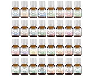 Ultimate Essential oil Variety Set 32 - 100% Pure Therapeutic Grade 5 ml.