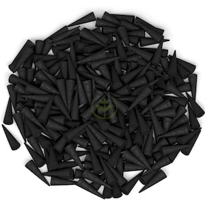 Unscented Charcoal Incense Cones 2&quot; TOPFLOW Bulk For Waterfall Burner Holder - Great for DIY Aromatherapy Incense Making.