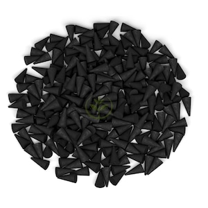 Unscented Charcoal Incense Cones TOPFLOW 1" Bulk Wholesale For Waterfall Burner Holder - Great for DIY Aromatherapy Incense Making.