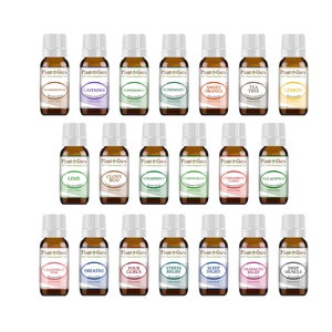 Top 20 Essential Oil Set 10 ml. Pure Therapeutic Grade Kit 14 Singles - 6 Blends Best Aromatherapy Oils