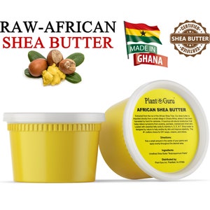 Raw African Shea Butter 16 oz. 100% Pure Natural Unrefined Organic Great For Skin, Body, Face, Hair Growth