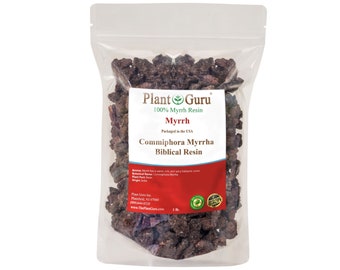 Myrrh Resin 100% Pure Natural Organic Granular Aromatic Gum Rock Wicca Incense Bulk Wholesale CHOOSE SIZE